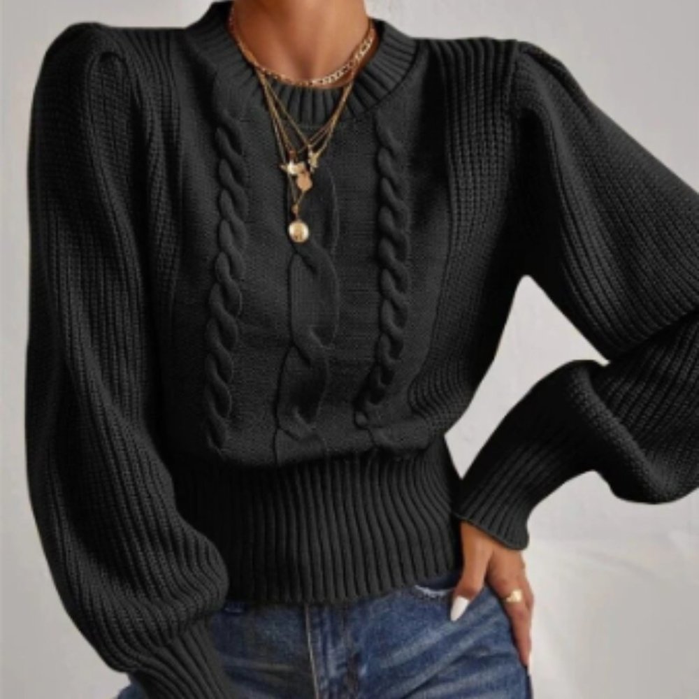 Lantern Sleeve Sweater